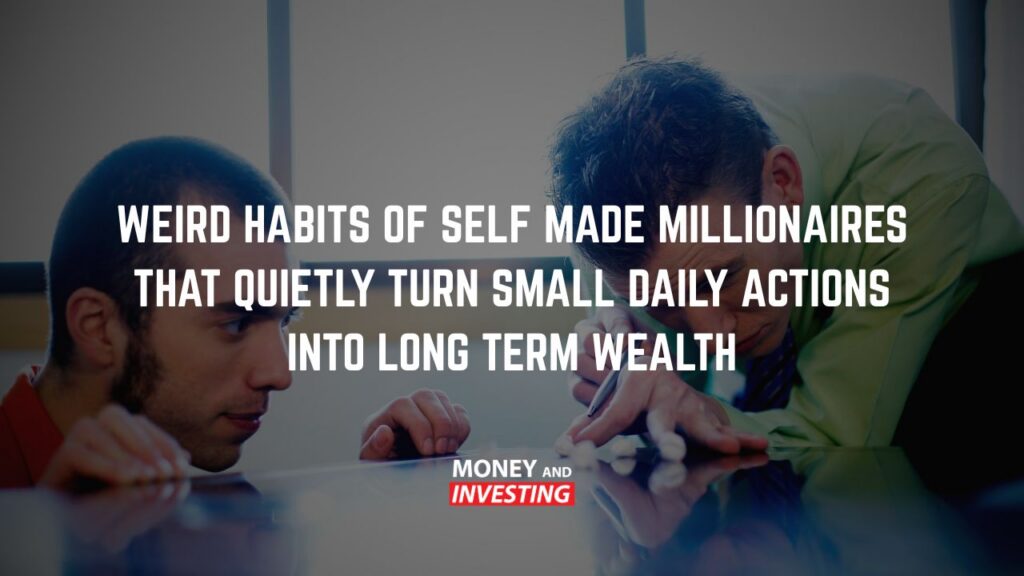 Weird Habits of Self Made Millionaires That Quietly Turn Small Daily Actions Into Long Term Wealth